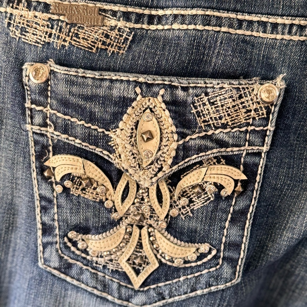 Women’s, Rock & Roll Cowgirl, Boot Cut Denim Jeans - Picture 3 of 14